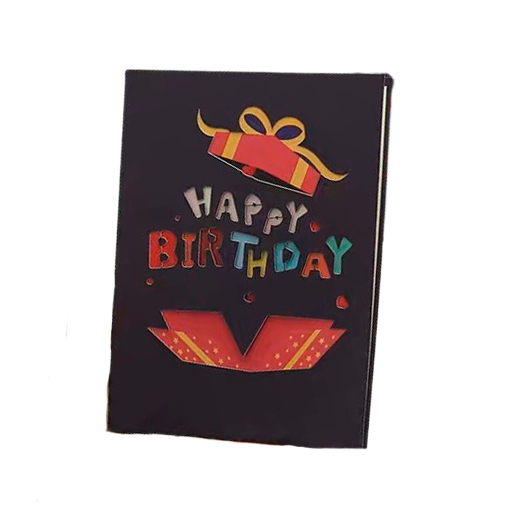3D Gift Boxes Pop Up Birthday Card