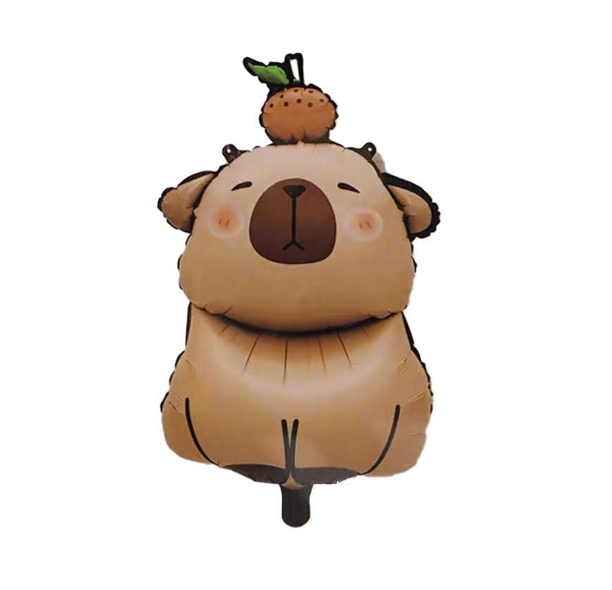 5 Capybara Geburtstag Luftballons – Folienballons Set Mit Cartoon-Motiven Für Kinderparty