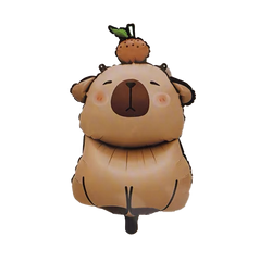 Capybara With Orange Balloon