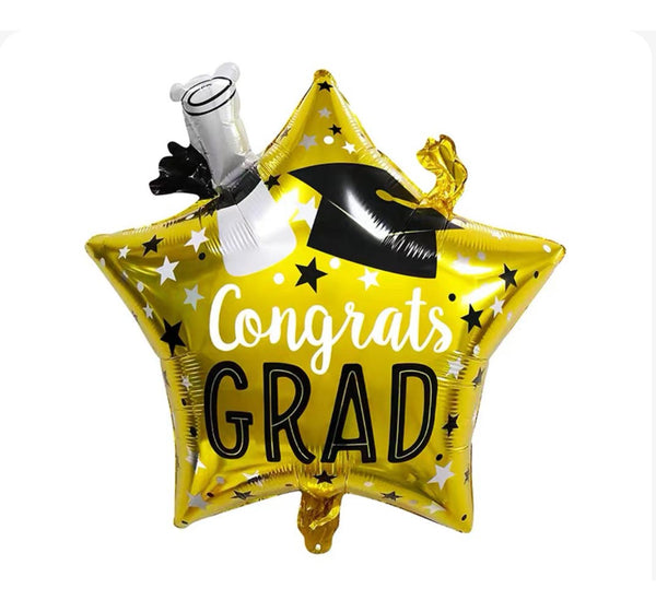 Congrats Grad! Star Balloon