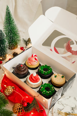 Box of 6 X'mas Cupcakes