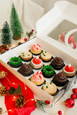 Box of 12 X'mas Cupcakes