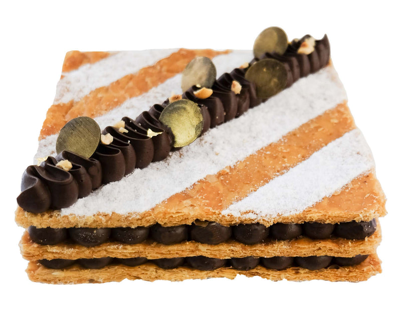 Dark Chocolate Hazelnut Mille Feuille