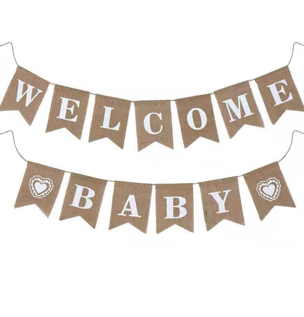 “Welcome Baby” Garland