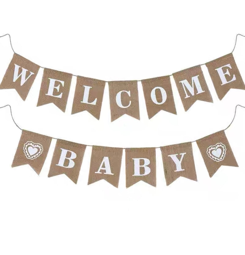 “Welcome Baby” Garland