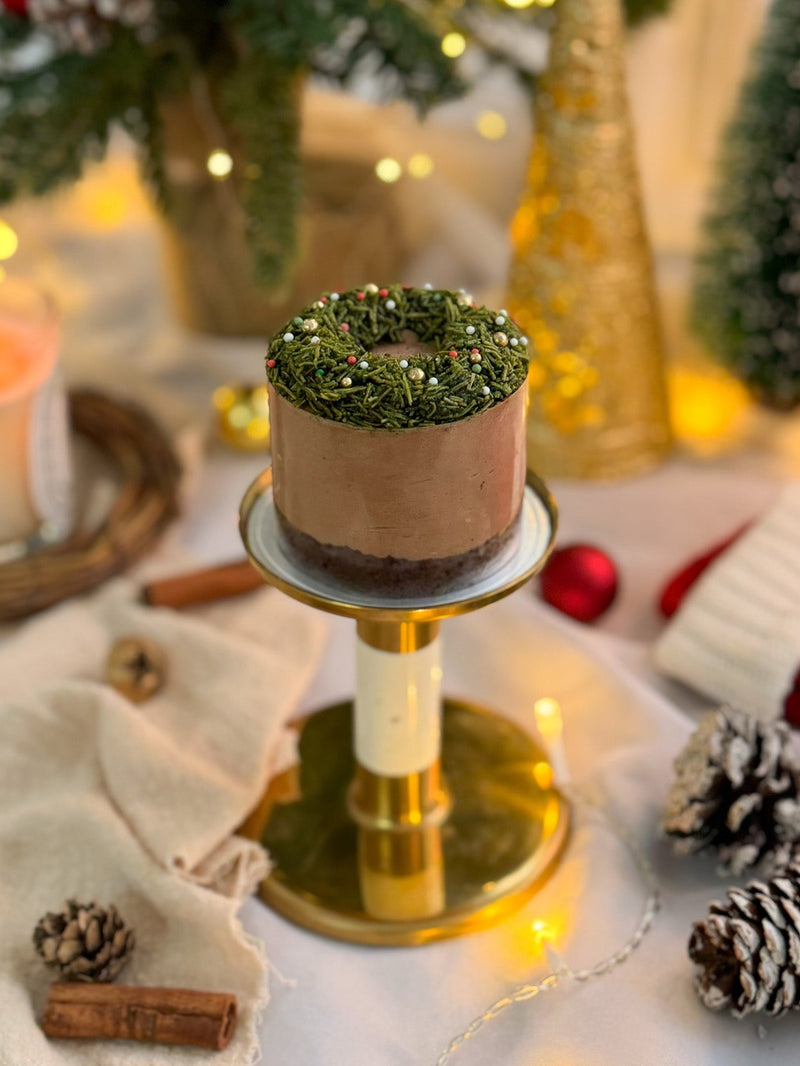 Dubai Chocolate Wreath Petit Mousse