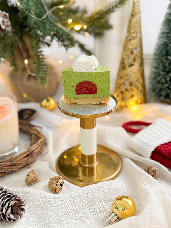 The Cakery x Via Tokyo Matcha Strawberry Jam Mousse Cake