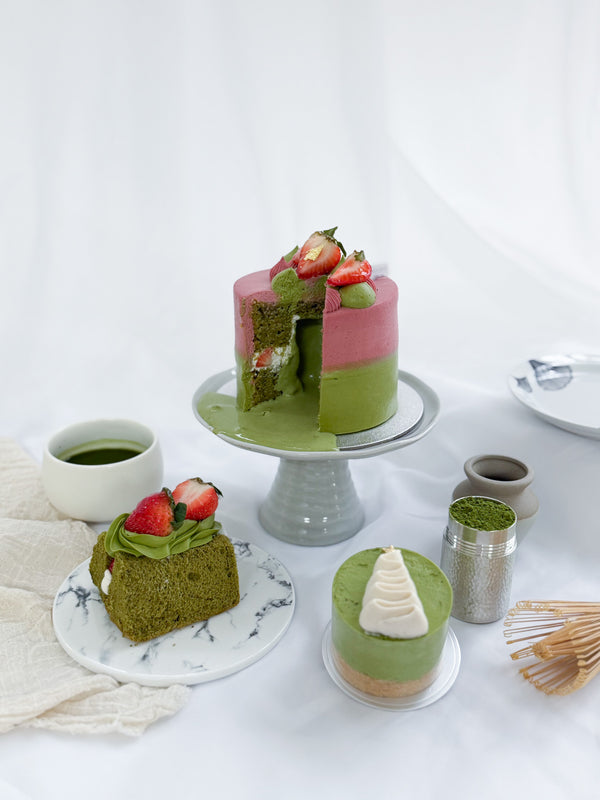 The Cakery x Via Tokyo Matcha Strawberry Bundle