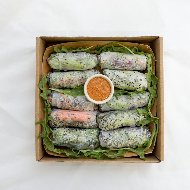 Sesame Rainbow Rice Paper Rolls – The Cakery Hong Kong