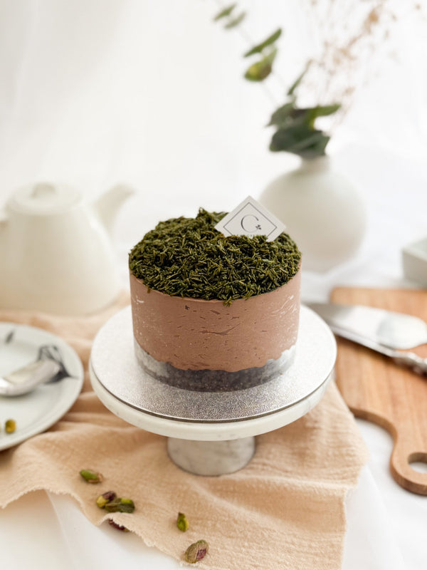 Dubai Chocolate Mousse Cake