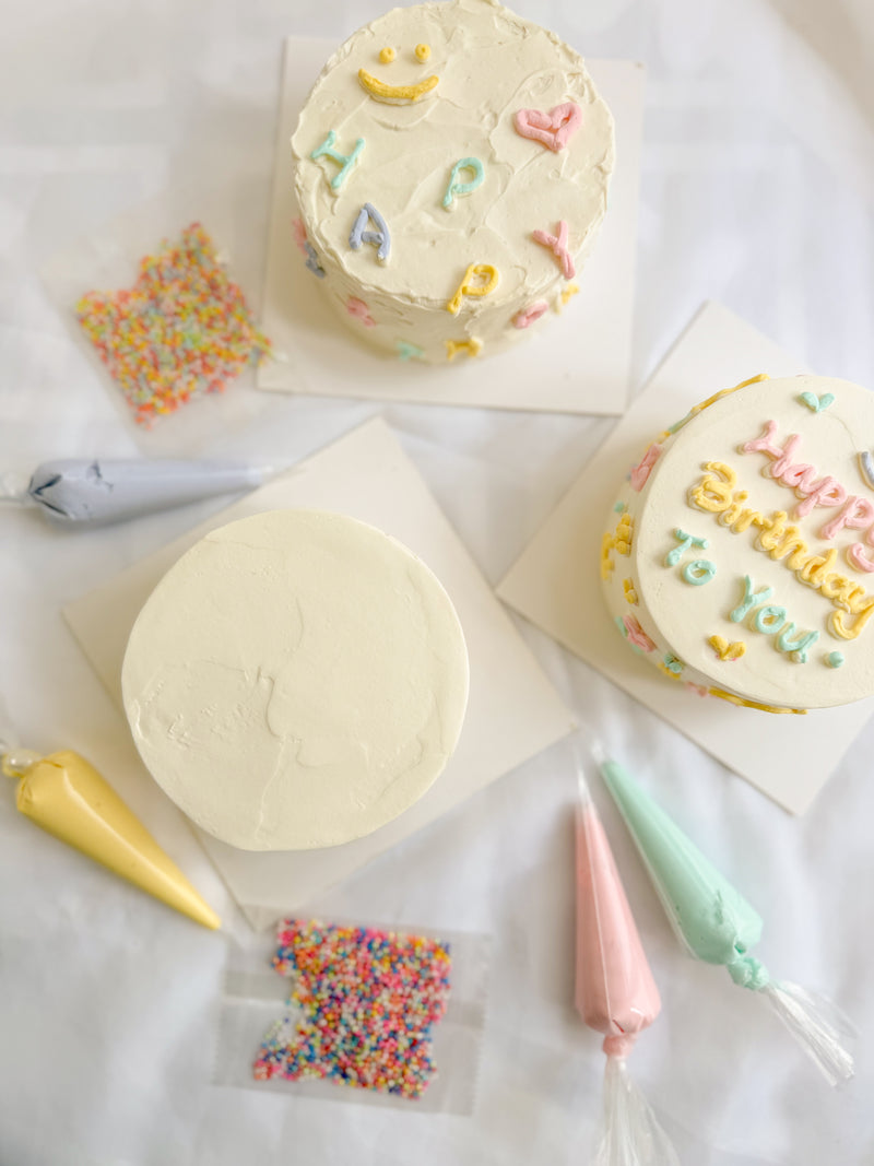 Making Mini Cake Kit DIY Mini Cake Kit – The Cakery Hong Kong