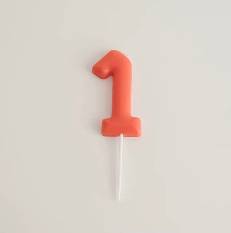 Color Number Candle