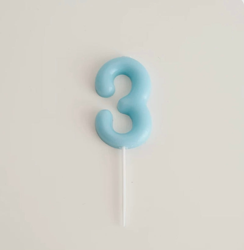 Color Number Candle