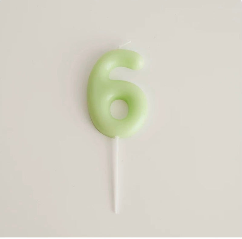 Color Number Candle