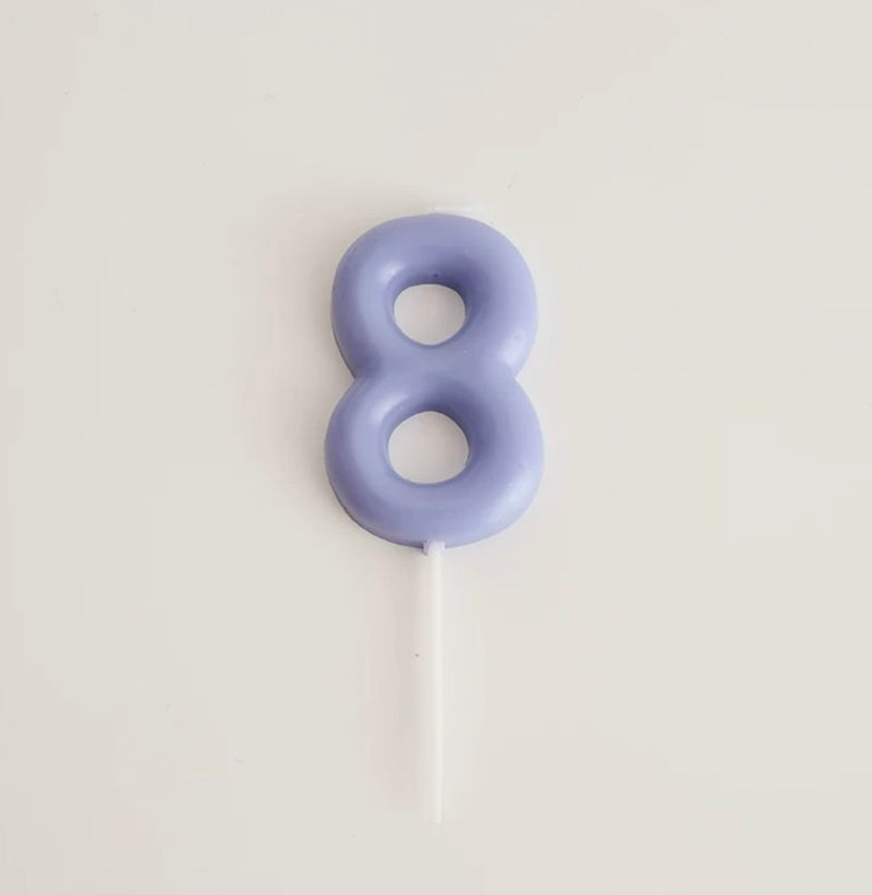 Color Number Candle