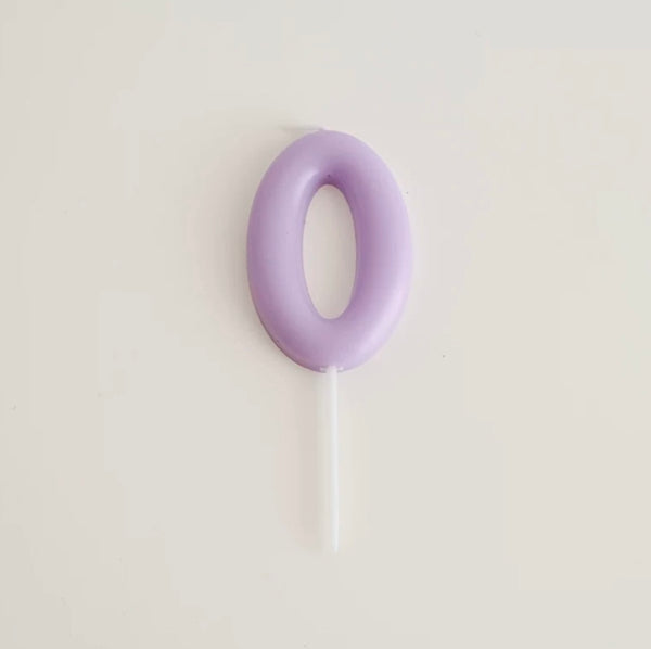 Color Number Candle