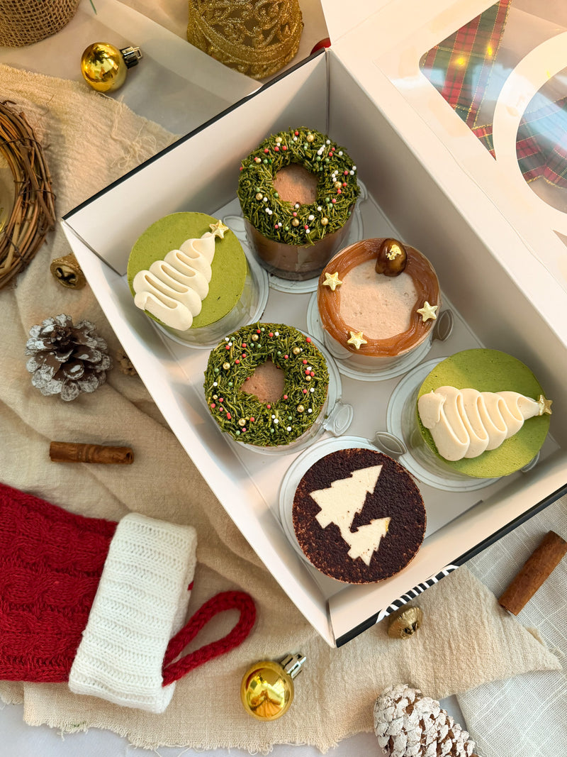 Box of 6 X'mas Mousse Cakes