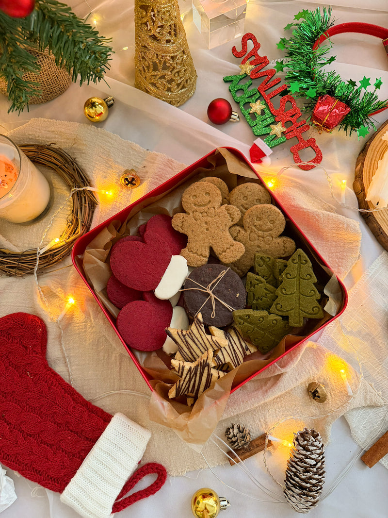 No Added Sugar Christmas Cookie Box