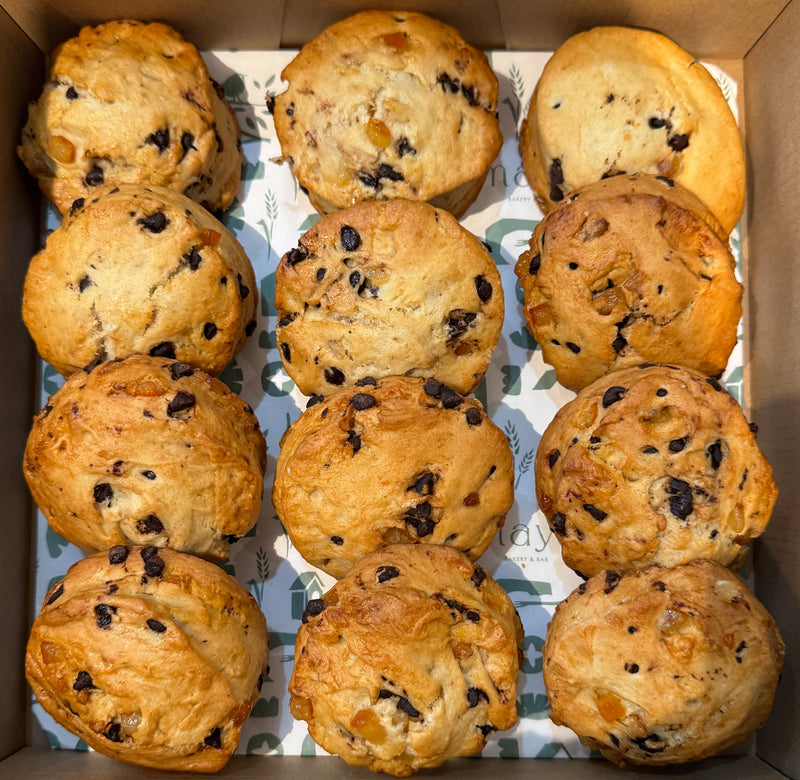 Vegan Chocolate Chip Orange Scone (12 pcs)
