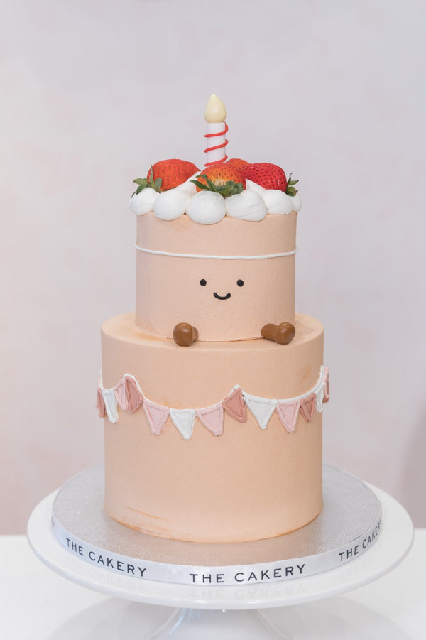 Jellycat Birthday Cake (With Strawberries)