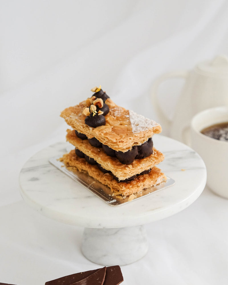 Dark Chocolate Hazelnut Petit Mille Feuille