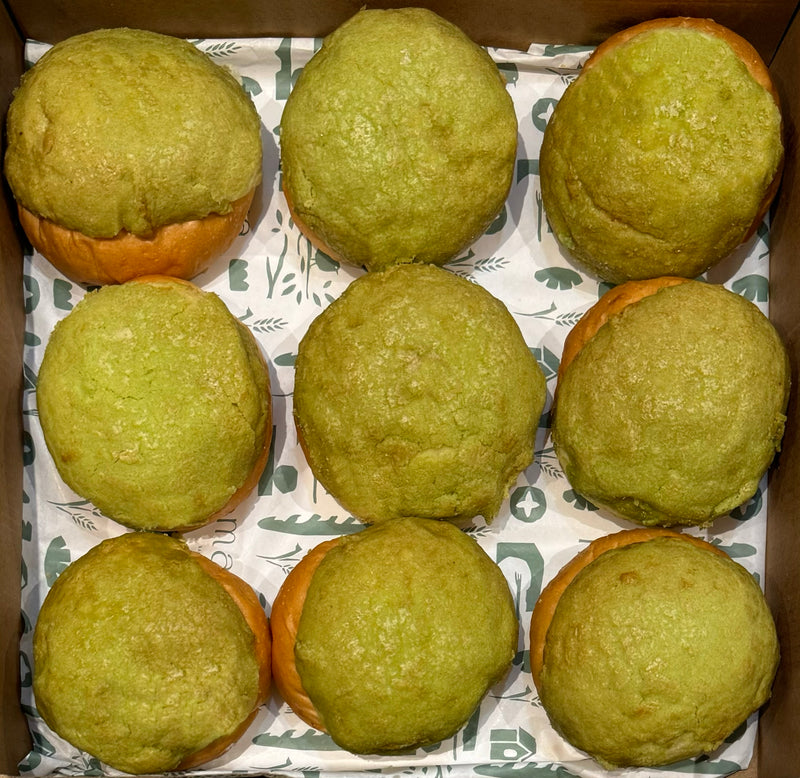Pistachio Pineapple Bun (9 pcs)