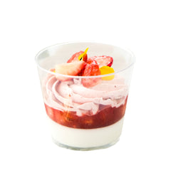 Strawberry Panna Cotta Dessert Cup