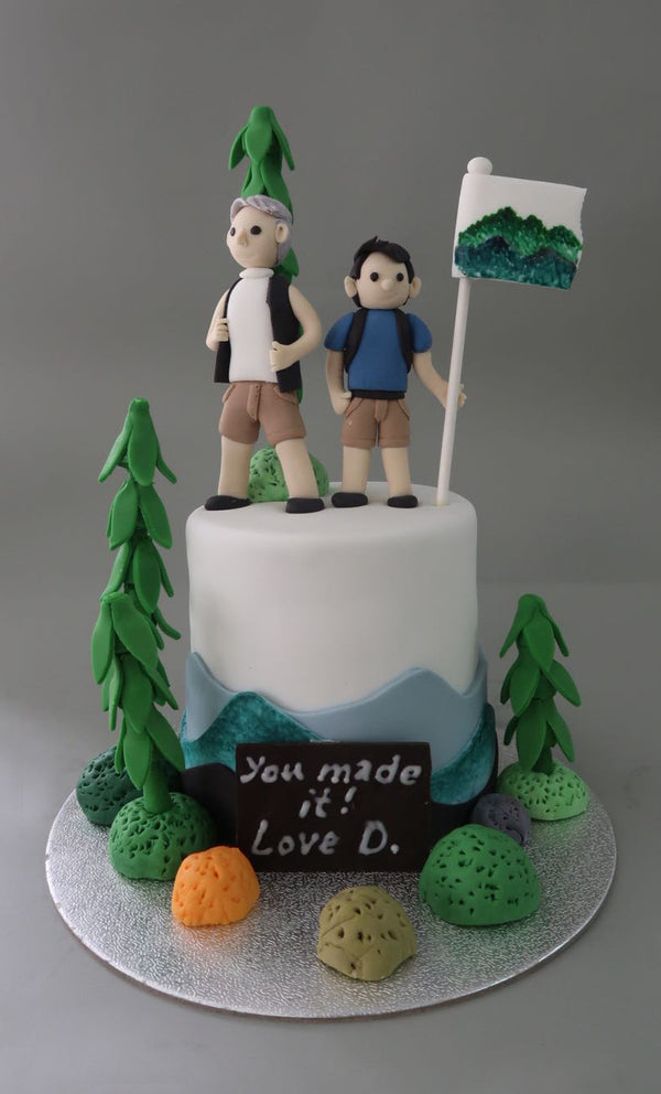 hiking cake