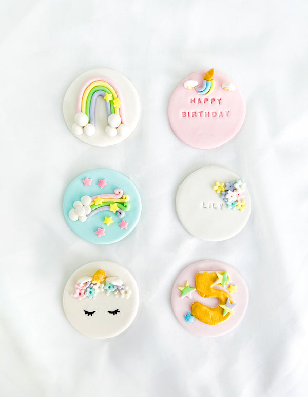 Unicorn Party Toppers Set