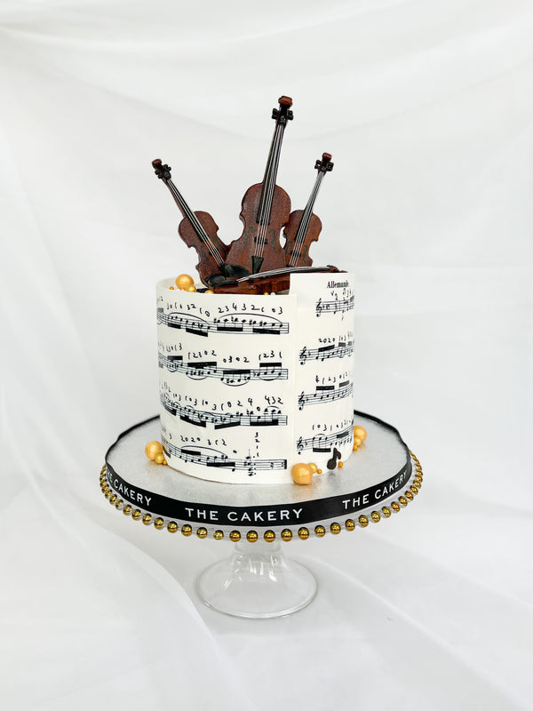 Violin Musical Cake