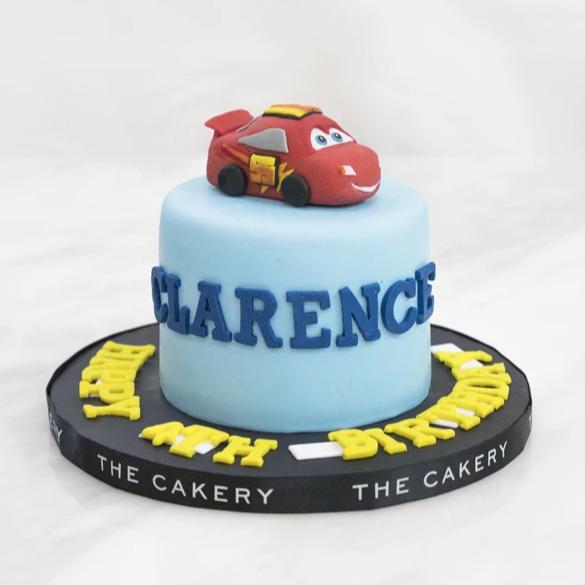 Lightning McQueen cake