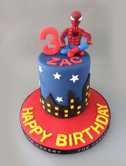 Spider man cake