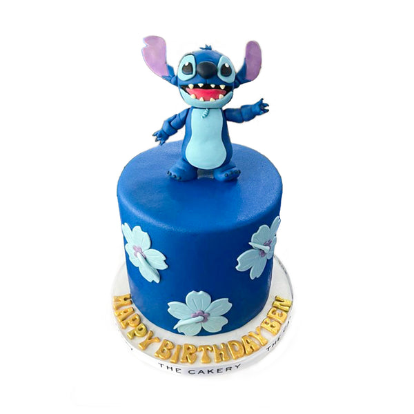 Stitch-themed cake