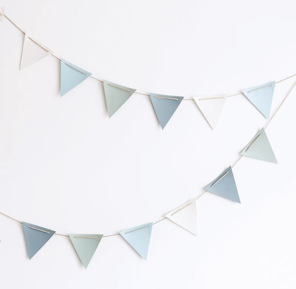 Blue Flag Garland