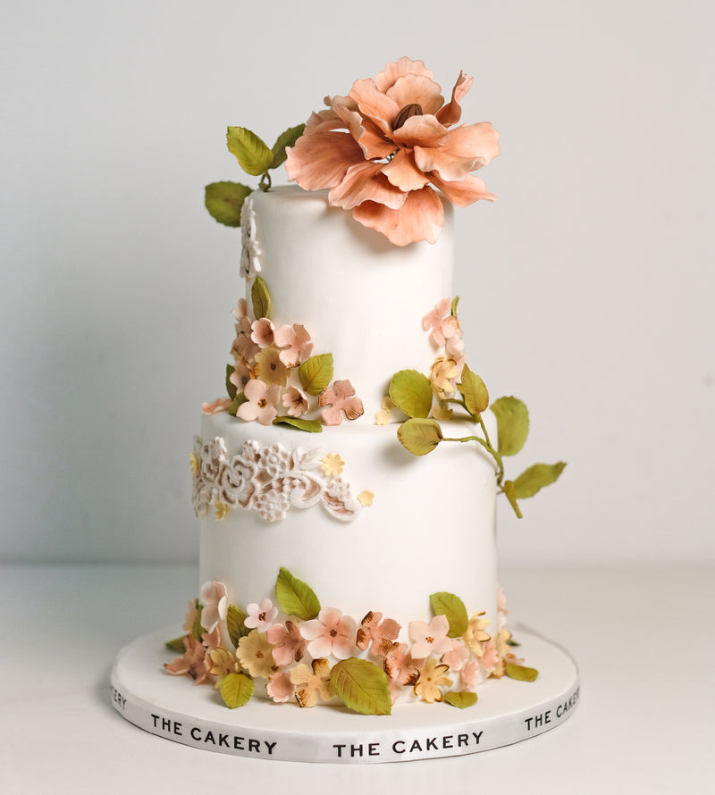 vintage wedding cake