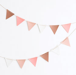 Pink Flag Garland