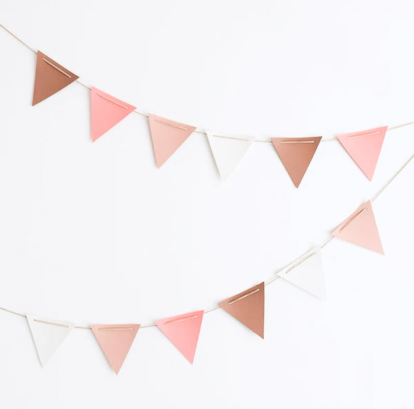 Pink Flag Garland