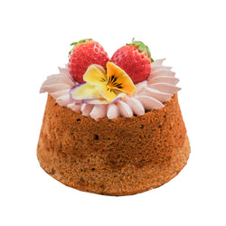 Mini Strawberry Chiffon Cake